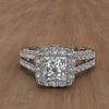 1.35ct Princess Cut Diamond Gold Engagement Ring - 01US94